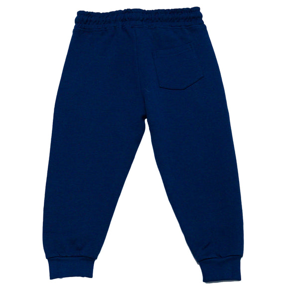 Navy Interlock Zip Pocket Jog Pant Navy