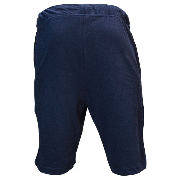 Navy T Shirt And Pyjama Shorts Set Navy