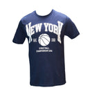 Navy T Shirt And Pyjama Shorts Set Navy-3