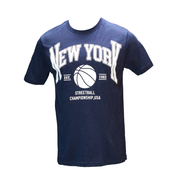 Navy T Shirt And Pyjama Shorts Set Navy