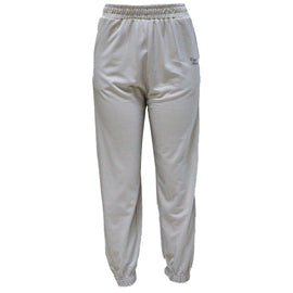 BEIGE RIB DETAILED JOGGER PANTS