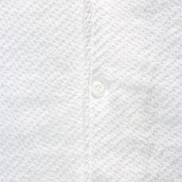 White Jacqaurd Resort Shirt White