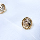 BUTTON DETAILED PLACEMENT PRINT DROP SHOULDER JERSEY TOP-2