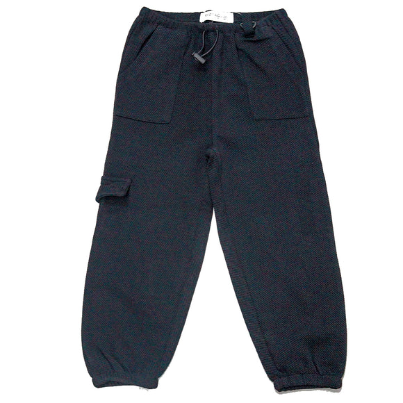 Black Cargo Pocket Track Pant