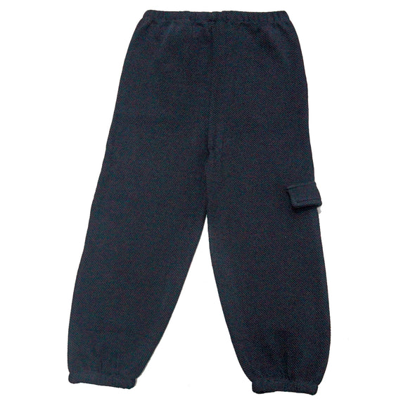 Black Cargo Pocket Track Pant