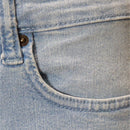 Light Wash Basic 5 Pocket Denim Shorts Light Wash-4