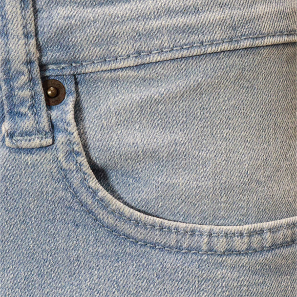 Light Wash Basic 5 Pocket Denim Shorts Light Wash