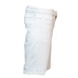 White Basic 5 Pocket Denim Shorts White - 0