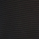 Black Zip Placket Ottoman Polo Shirt Black-4