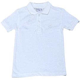 Boys Solid 2Pc Pack S S Polo White - 0