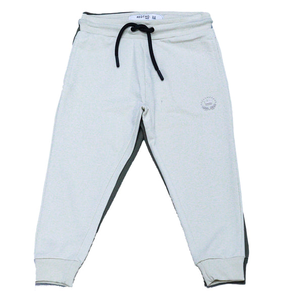 Boys Solid 2Pc Pack Track Pant Beige