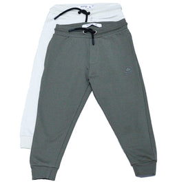 Boys Solid 2Pc Pack Track Pant Beige