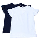 White/Navy 2 Pack Tshirts Assorted-1