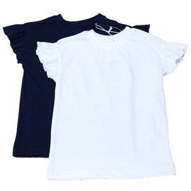 White/Navy 2 Pack Tshirts Assorted