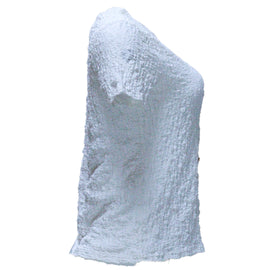 WHITE BUTTON DOWN TOP - 0