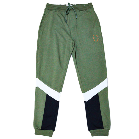 Olive Cut And Sew Table Active Pants