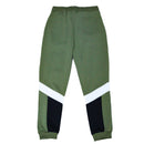 Olive Cut And Sew Table Active Pants-3