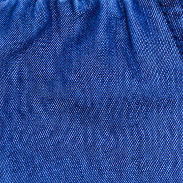 Dark Wash Solid Harem Jeans With Frills - 0