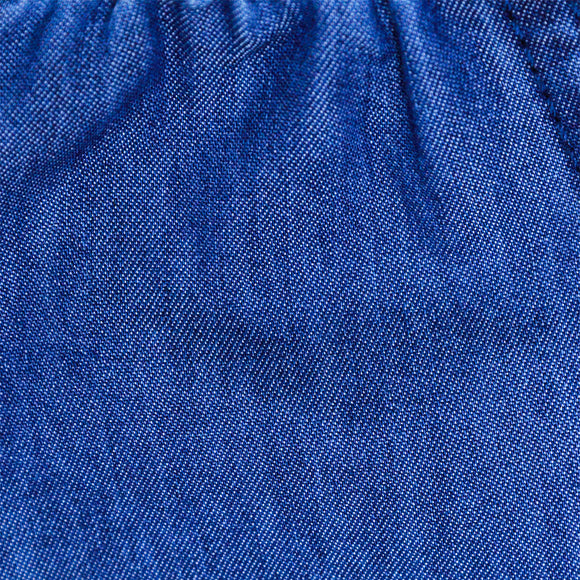 Dark Wash Solid Harem Jeans With Frills