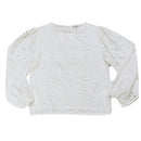 Cream Embroidered Longsleeve Cream-1