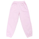 Pink Track Pants With Emboss Pale Pink-3