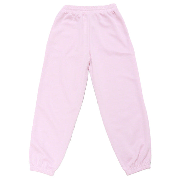 Pink Track Pants With Emboss Pale Pink