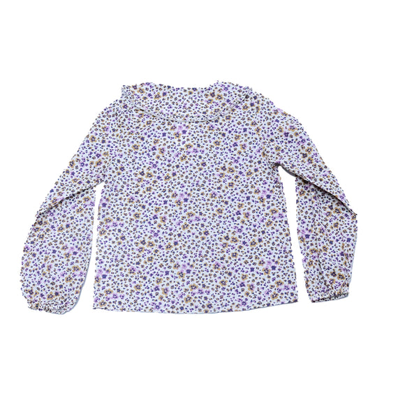 Animal Print Peterpan Collar Top Assorted