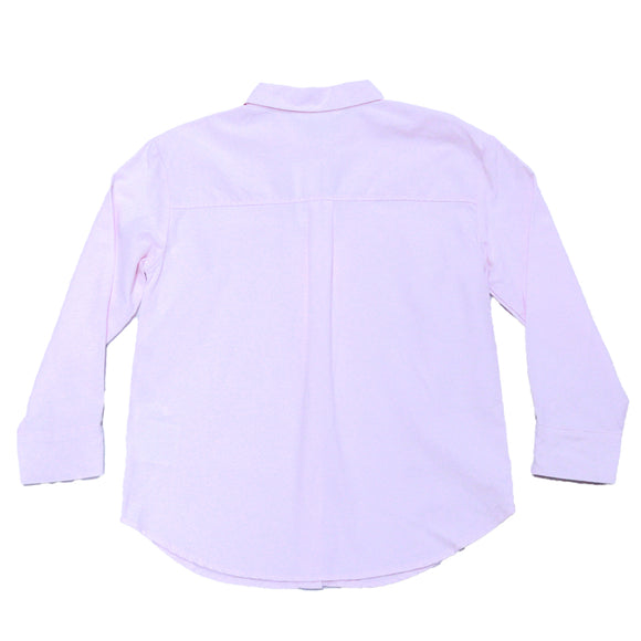 Pink Oxford Shirts W  Applique Pale Pink