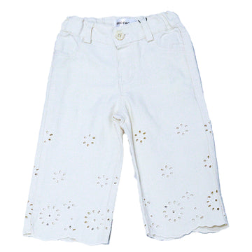 Ivory Wide Leg Trouser