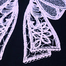 Black Rib Jacquardtop Black-2