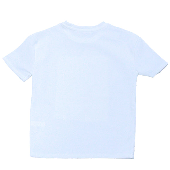 White Rib Jacquard Top White