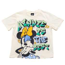 White Mickey Mouse Boxy T Shirts White