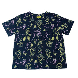 Black Snoopy Boxy T Shirts Assorted