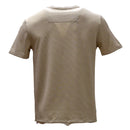 Beige Jacquard T Shirt Beige-3