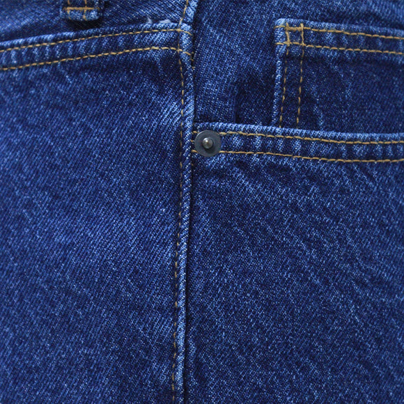 Mid Wash Basic 5 Pocket Standard Fit Jeans Indigo