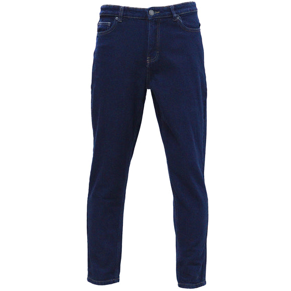 Dark Wash Basic 5 Pocket Standard Fit Jeans Darkwash
