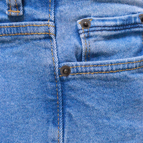 Light Wash Basic 5 Pocket Straight Fit Jeans Light Wash 32