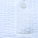 White Jacquard Polo Shirt White-3