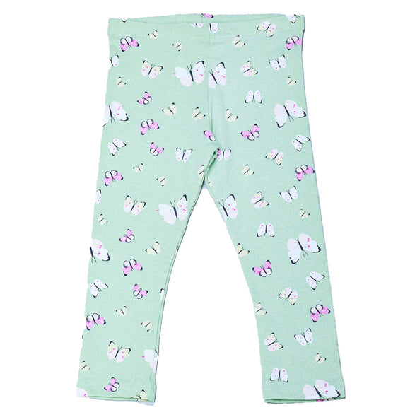 Green Butterfly Aop Leggings