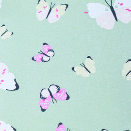 Green Butterfly Aop Leggings - 0