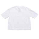 White Blue L S Denim Applique T Shirts White-3