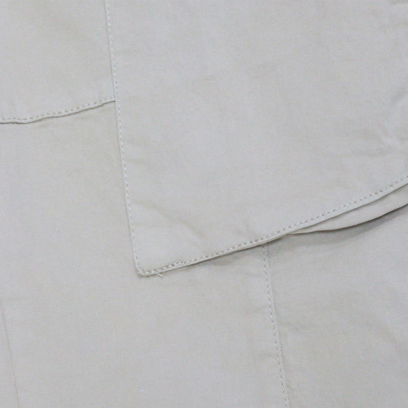 Beige Cargo Pocket With Chain Pants Beige