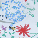 Ivory Front Embroidery Knit Blouse-2