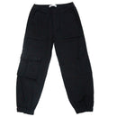 Black Cargo Twill Pocket Black-1