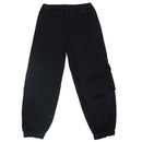 Black Cargo Twill Pocket Black-3