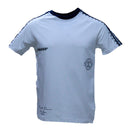 White T Shirt With Shoulder Tape White-1