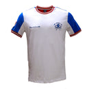 White T Shirt With Y D Rib And Chest Logo White-1