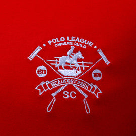 Red T Shirt With Y D Rib And Chest Logo Red - 0