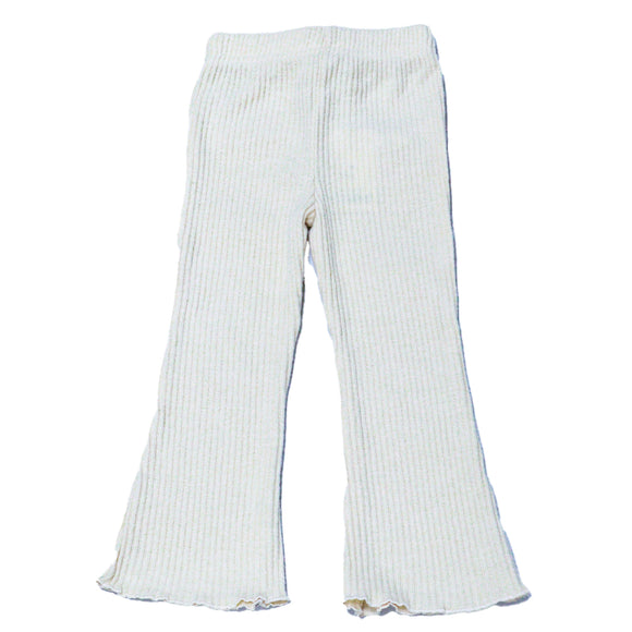 Cream Flared Trousers