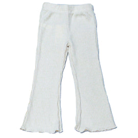 Cream Flared Trousers